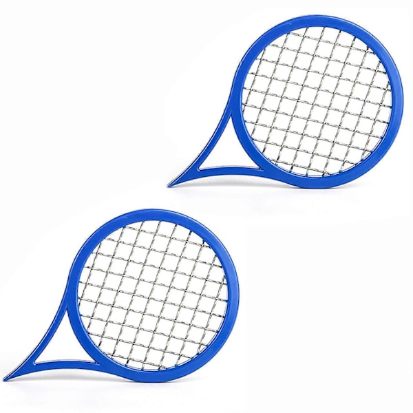 Twist-it up Comb Hår Twist-Kammar för Afro Hår Tennisracket Form Lock Hår Kam för Män Kvinnor Frisörer Blue 2pcs