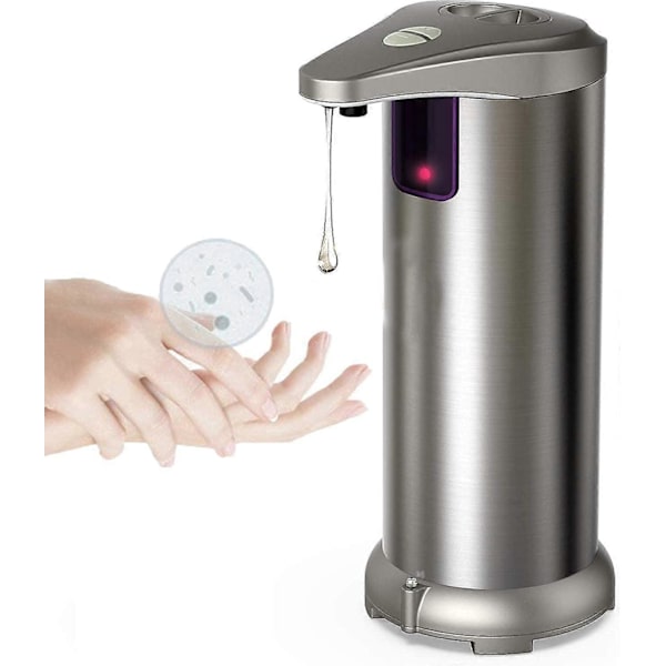 Jabn Automatisk Dispenser i Rustfritt Stål 250ml Sensor for Infrarød Bevegelse
