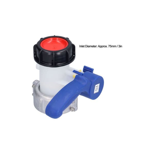 Universal IBC-adapter, 1000L-adapter til IBC-stopventil, universal IBC-drænventil, sommerfugleventiladapter, til regnvandstank, IBC-tank (DN50)