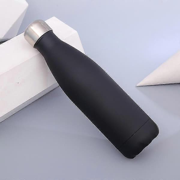 Termoflaske i rustfrit stål - 6-12 timer varm drik / 24 timer kold drik - Velegnet til børn 500 ml (Pink) 26,5*6,5 cm
