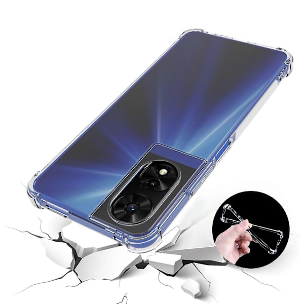 Telefonfodral för TCL 505 Fodral Fyra Hörn Airbag Flexibelt TPU Telefonskydd