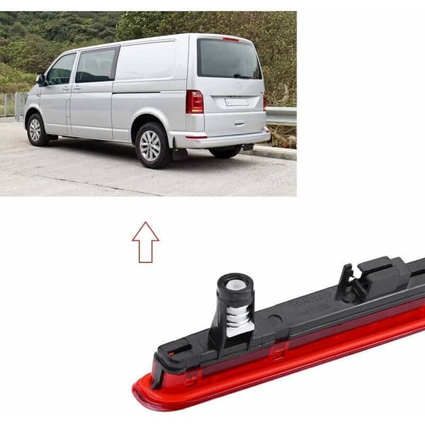Bakbremselys for T5 Multivan Transporter 03-15, Volkswagen T5 bremselys, 12V 16 LED øvre bakbremselys 7E0945097A
