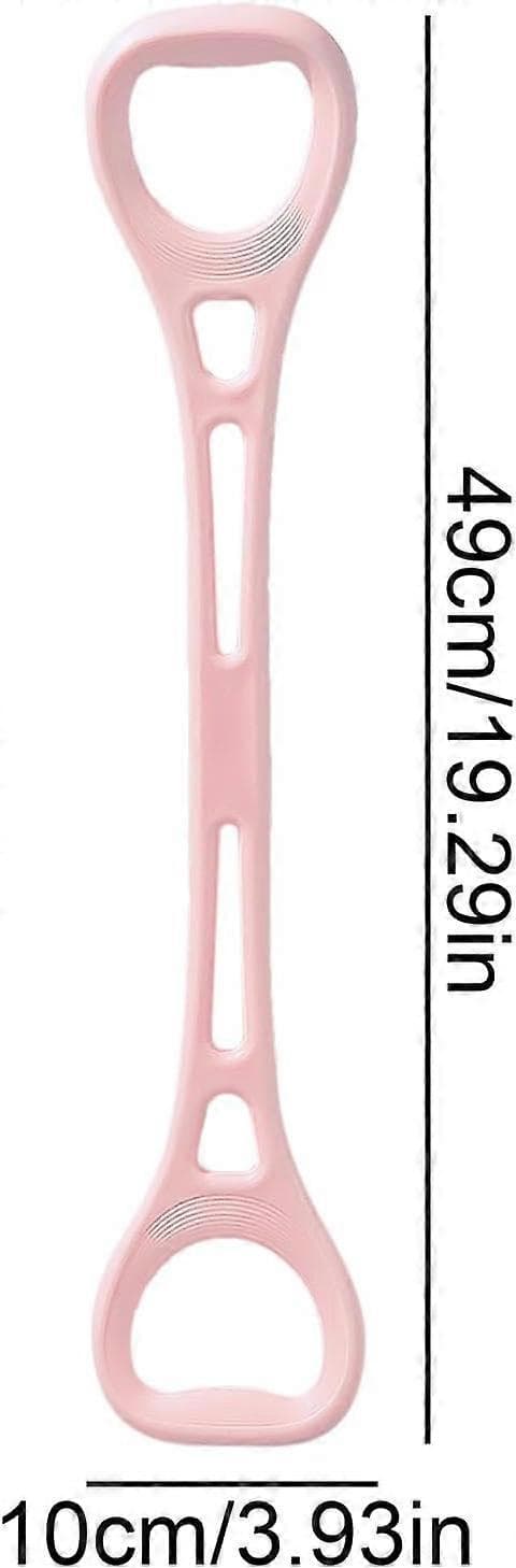 Figur 8 Modstandsbånd - Elastisk Strammer Modstandsbånd Til Åbne Skuldre, Tynd Ryg, Stram Talje Pink