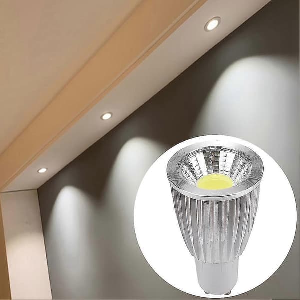 7W GU10 LED Pære Aluminium COB Spotlight til Hjem Restaurant Hotel