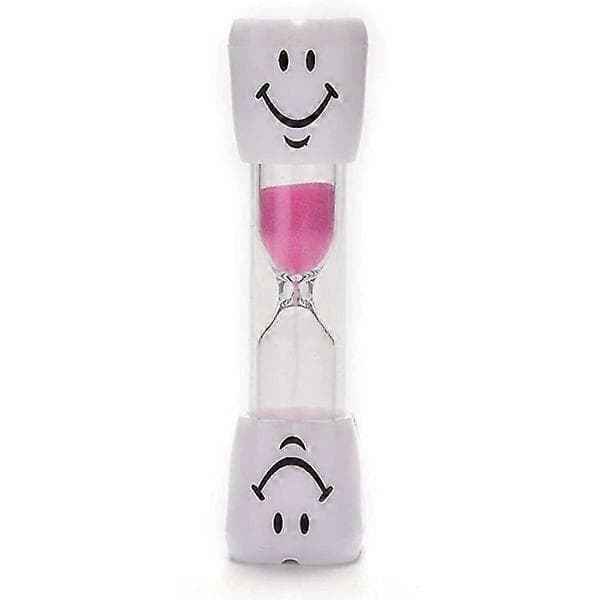 3-pack tandborsttimer för barn, 2 minuters smiley timglas, timglas