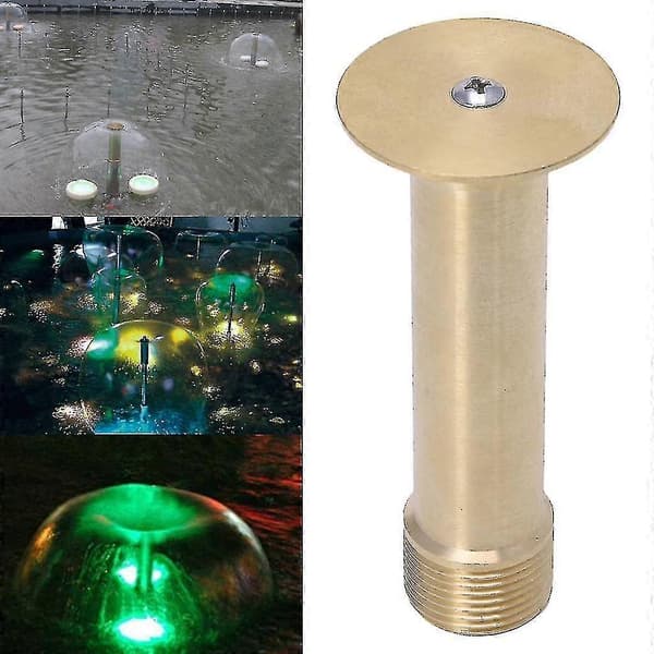 1/2\" Dn15 3/4\" Dn20 Mässing Damm Halvsfärisk Fontänmunstycke Damm Sprayhuvud