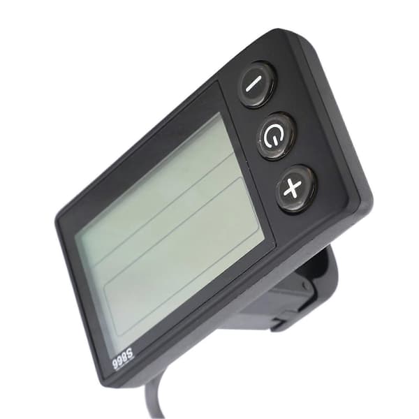 S866 Elektrisk Cykel Display LCD Måler 24V 36V 48V Elektrisk Scooter Kontrolpanel med SM Stik