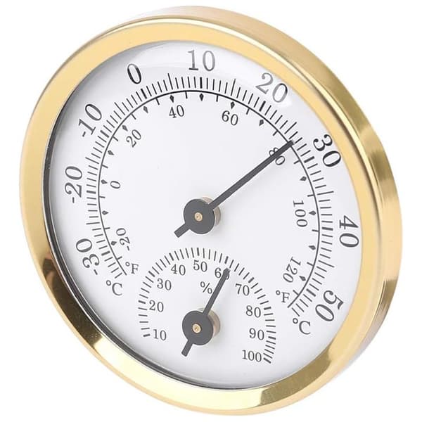58 mm analog inomhustermometer hygrometer temperaturfuktighetsmätare för hushållsbruk