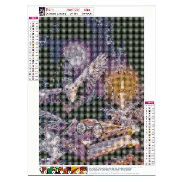 5D Diamantmaling Korssting Veggdekorasjon - spot salg Harry Potter 30x40cm