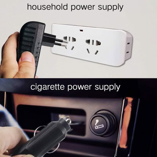 2-i-1 Elektrisk Luftpump, Elektrisk Uppblåsare och Tömning med 3 Munstycken för Båtar, Poolflottar och Luftmadrasser