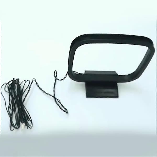 1 stk Fm Am Loop Antenne For Mottaker Med 3-pin Mini-kontakt For Sharp Chaine Stereo Av Mottaker Ny -Sy
