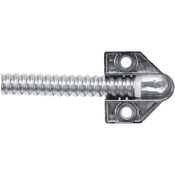 Flexibel skyddshylsa för pansardörrkabel med ändar 400 mm x 11,2 mm Vit