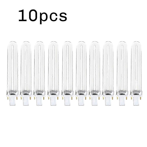 10 stk. 9w Negle UV Maskine 365nm Lampe Pære Rør