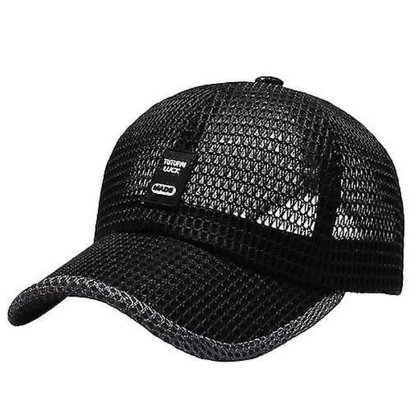 Andningsbar Baseballkeps i Mesh black