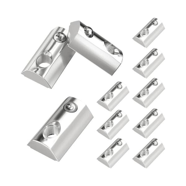 50 stycken glidande M3, serie 20 glidmuttrar, hammarmutter T-mutter för extruderad slitsad aluminiumprofilskena (EU20&M3).