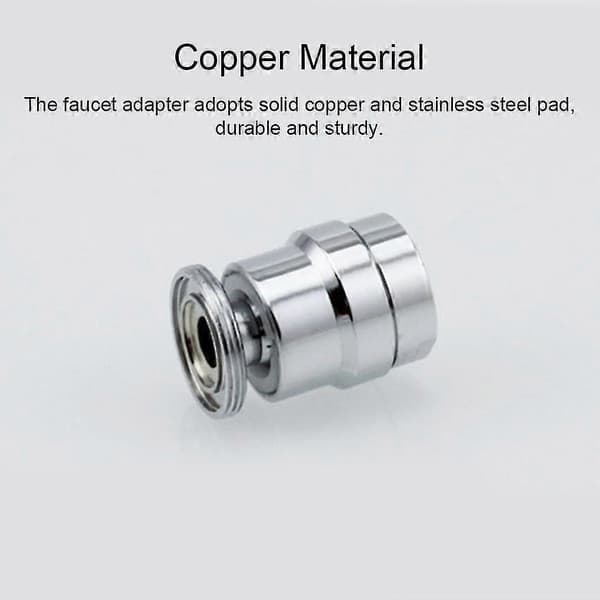 Messing Adapter Drejelig Luftblander Dyse Badeværktøj Hardware 24mm