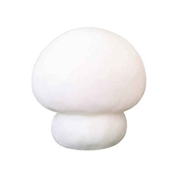 NYHET! Søt sopp-pute i mykt plusj - Koselig sopp-pute for klemmekos white 23cm