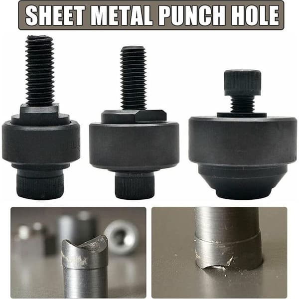 25 mm hullsag, skrubor for servantkraner, metallplater, metall, sekskantet, stålplate, rustfritt stål