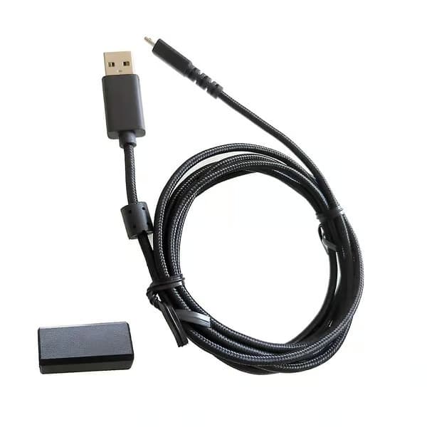 Laddningskabel för Logitech G502 mus USB till Micro-adapter nylonflätad mjuk