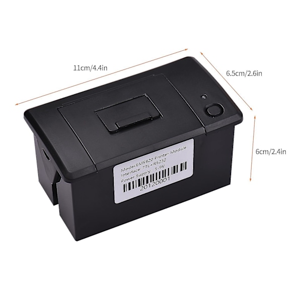 Sulautettu lämpökuititulostin 58MM Mini Tulostusmoduuli Hiljainen USB/RS232/TTL Sarjaportilla Tukee ESC/POS Komentoja Vaakojen Mittalaitteille Ca