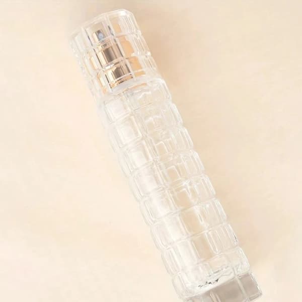 30 ml tom glassflaske kosmetikkbeholder, transparent reise parfymedispenser.
