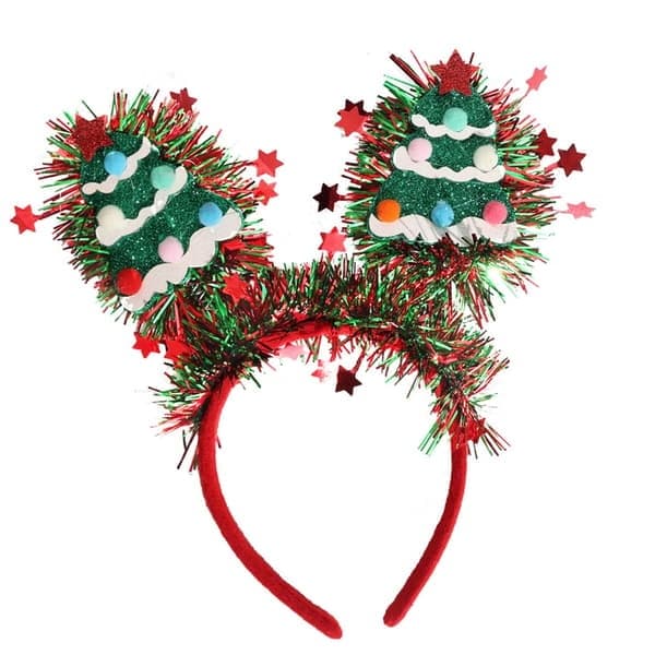 Gjenbrukbar Hodeplagg Temafest Pannebånd Hårbånd Til Jul Lettvekt Christmas tree