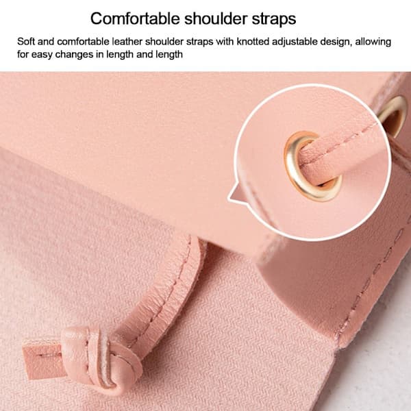 Handväska Minifyrkantig väska ROSA - högkvalitativ rosa pink