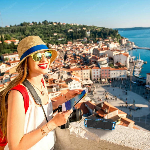 Portabel Bluetooth-högtalare, Trådlös Bluetooth-högtalare, Högtalare för utomhusresor