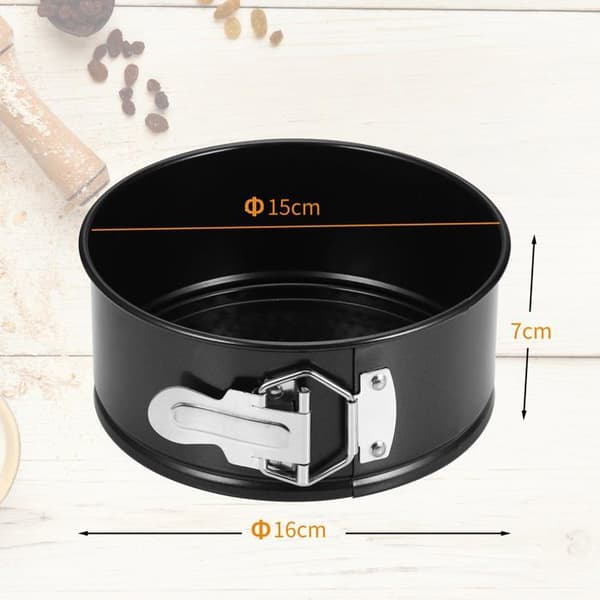 Rund kageform - 1 stk, 15 cm, non-stick, flad bund - Velegnet til bagning af kager