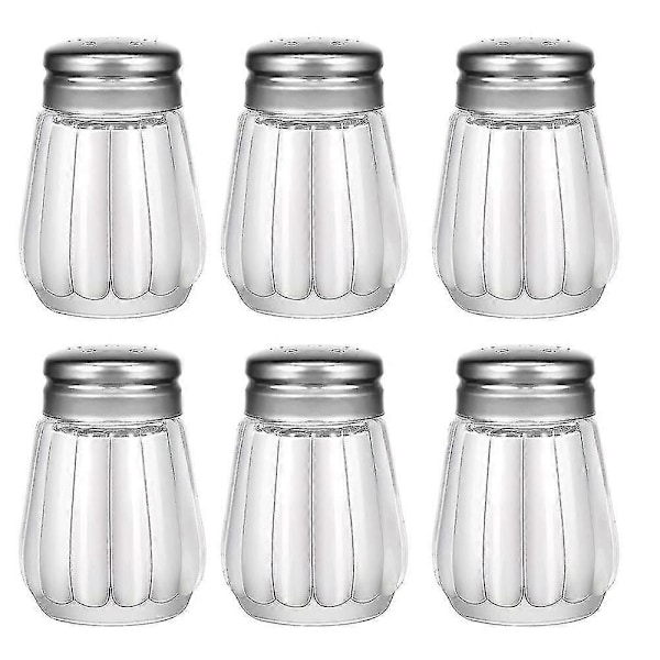 Mini Salt- og Peberbøsser, 15 ml / 1/2 Oz Glas Cube Krop Restaurant Salt- og Peberbøsser shape2
