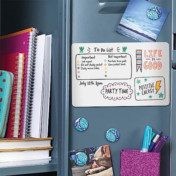 INF Magnetisk Whiteboard til Køleskab Hvid A3 A3