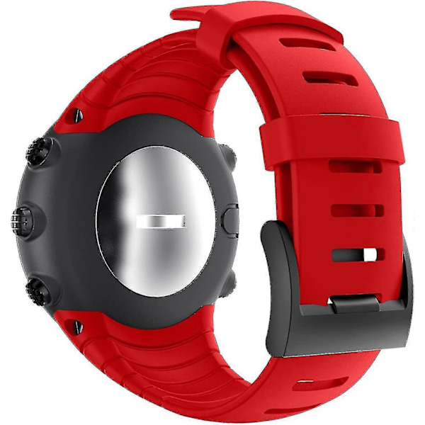 Suunto Core Rem, Erstatningsklokkereim i Gummi For Suunto Core Ss014993000. F1201 red