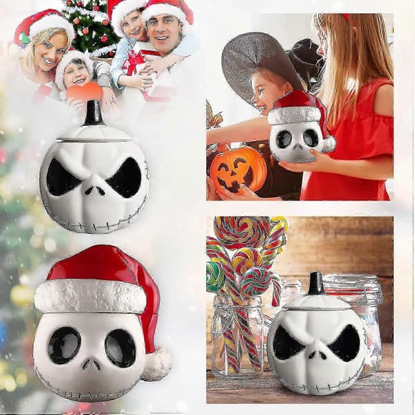 Julekagedåse The Nightmare Before Christmas Slikdåse Julepynt-Yvan pumpkin jar