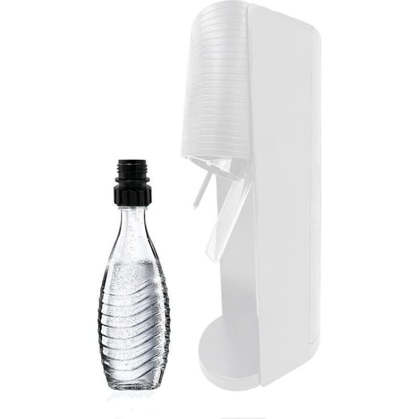 Adapter för Sodastream Crystal glasflaska till plastflaska Svart