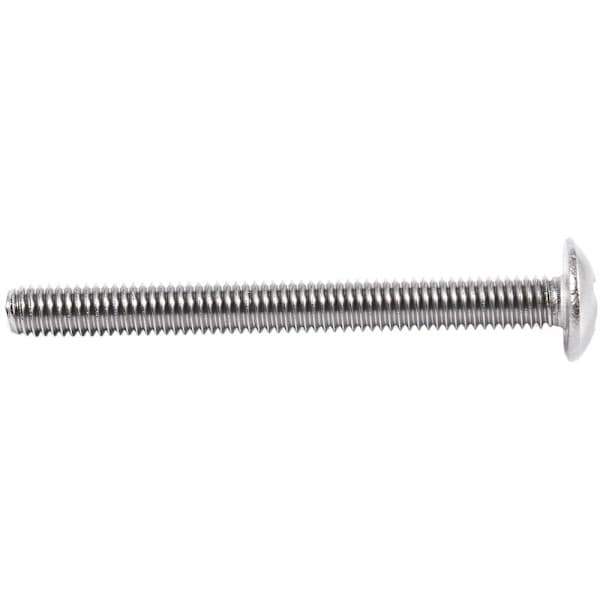 50 stk. Truss-hovedbolte #6-32 x 1 1/4 tommer sølv