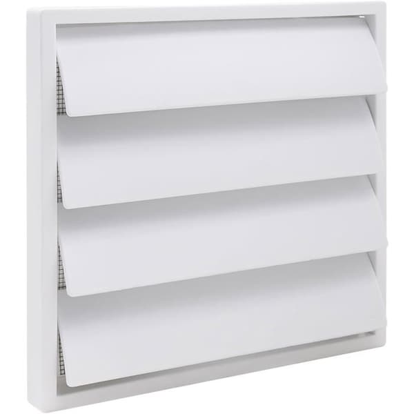 Ventilasjonsrist - 1 enhet - Hvit ABS - Tilbakeslagsventil - Baderom Kjøkken - 175x175mm