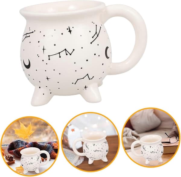 Kreativ tolv stjärnbilder nyhet mugg konstellation kopp kaffekopp gotisk mugg häxmugg