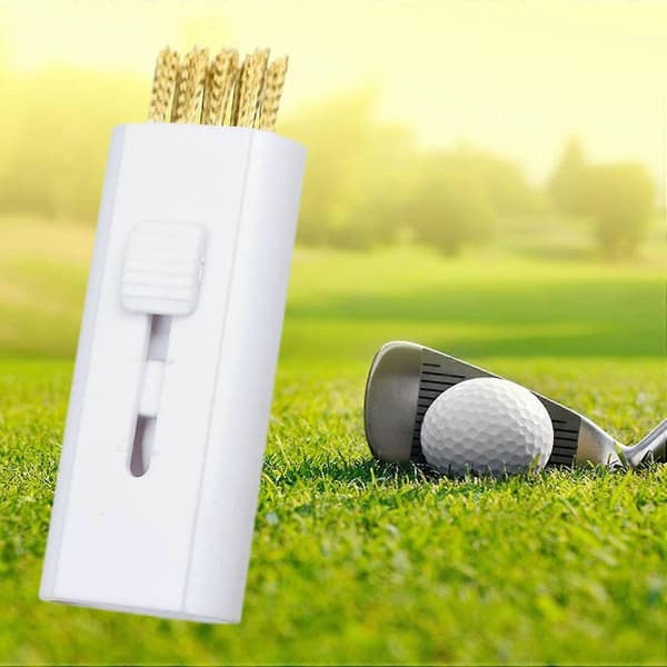5 stk. Golfkøllebørste Mini Affaldsfjerner Kobbertråd Putter Wedge Sko Rengøringsbørste til Udendørs Brug