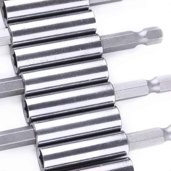 10-pack magnetisk förlängd hylsbitshållare, sexkantsverktyg