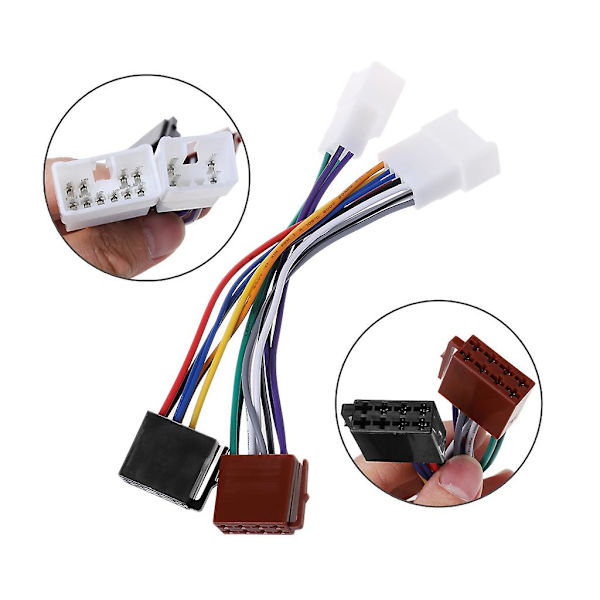 ISO Bilradio Ledningsnett Adapter Pluggkabel For Lexus Mr2 Land Cruise
