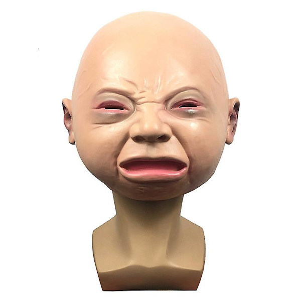 Halloween Maske Pandebånd Baby Udtryk Hovedbeklædning Maske Maskerade Gråd Sød Hovedbeklædning Halloween Party Performance Rekvisitter crying