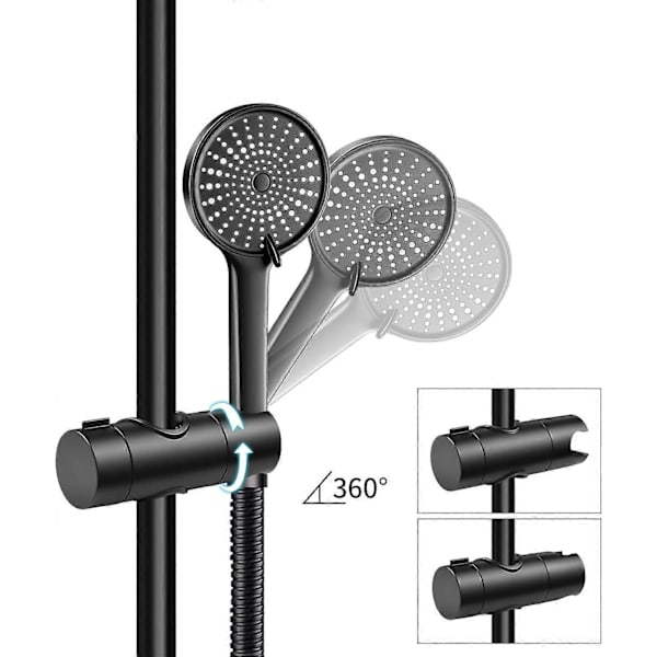 Dusjhodeholder, justerbar erstatning for dusjhodeholderbrakett, forkrommede dusjhodeholdere for dusjhode