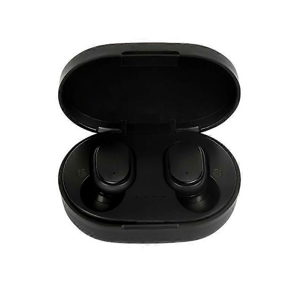 A6S Bluetooth-kompatible hodetelefoner Macaron Bluetooth-kompatible 5.2 trådløse TWS ørepropper Black