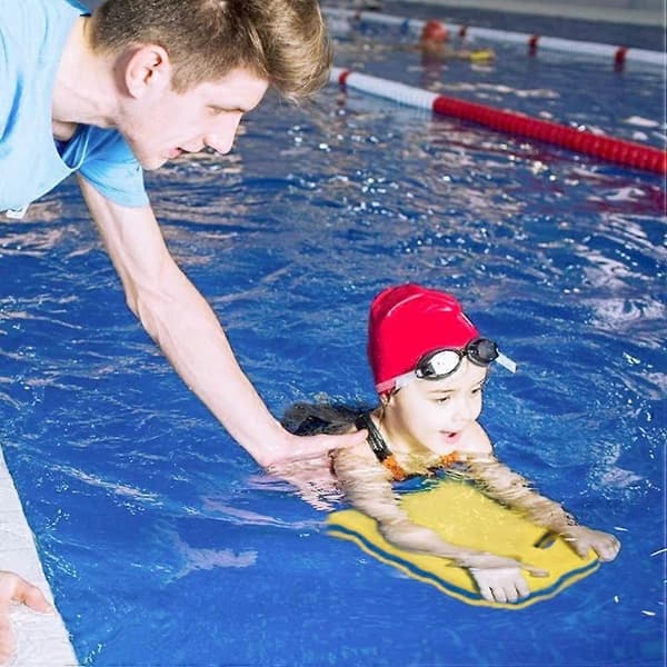 Simhjälp Kickboard, EVA Flytbräda U-formad Vattenbräda, Simbräda Nybörjare Simträning Bräda, Sport Flytbräda för Vuxna Barn Orange