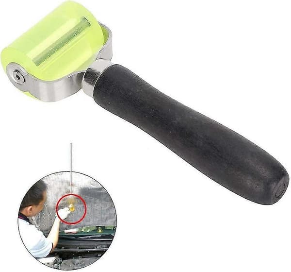 Läderkant Roller DIY Handgjord Utskrift Silikonhjul Läderbearbetningstillbehör 50mm Läder