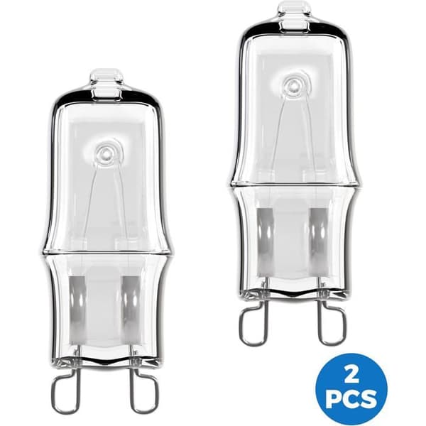 G9 30W glödlampor, 2-pack för 16-tums lavalampa, enkelt byte, varm atmosfär