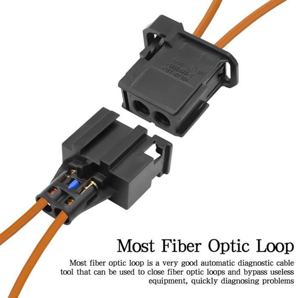 Han til Hun Fiberoptisk Adapter - 1 Stykke - Bil Diagnostisk Værktøj - MOST Loop Bypass - Til Radio Navigation A