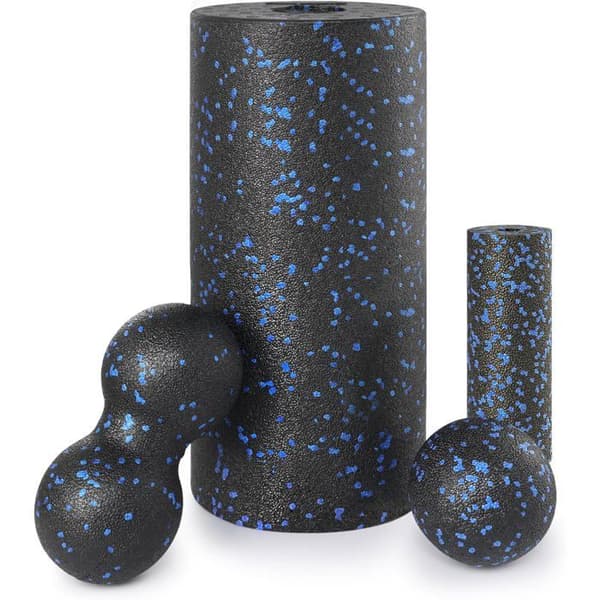 Set med massagerullar (4-pack) för kraftfull massage och muskelavslappning.