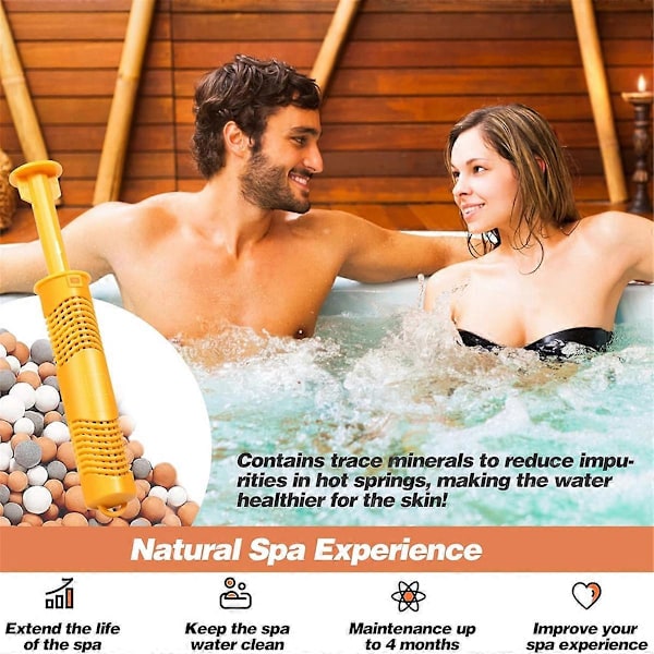 3-pak Spa Mineral Sticks, Mineralstavsindsatser til Spabad Filter