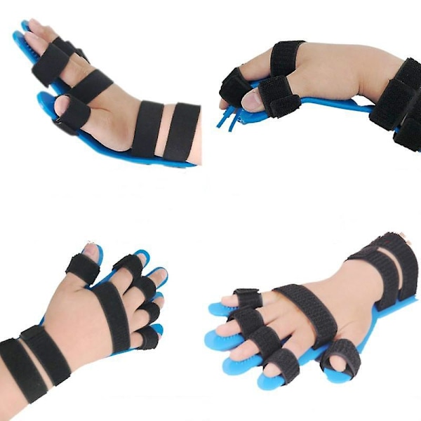 Käden ja ranteen ortoosi, erillinen sormien koukistusspasmin ojennuslauta, lasta, aivohalvaus, hemiplegia, oikea/vasen, miehet, naiset, olkavyöllä As shown Left  hand